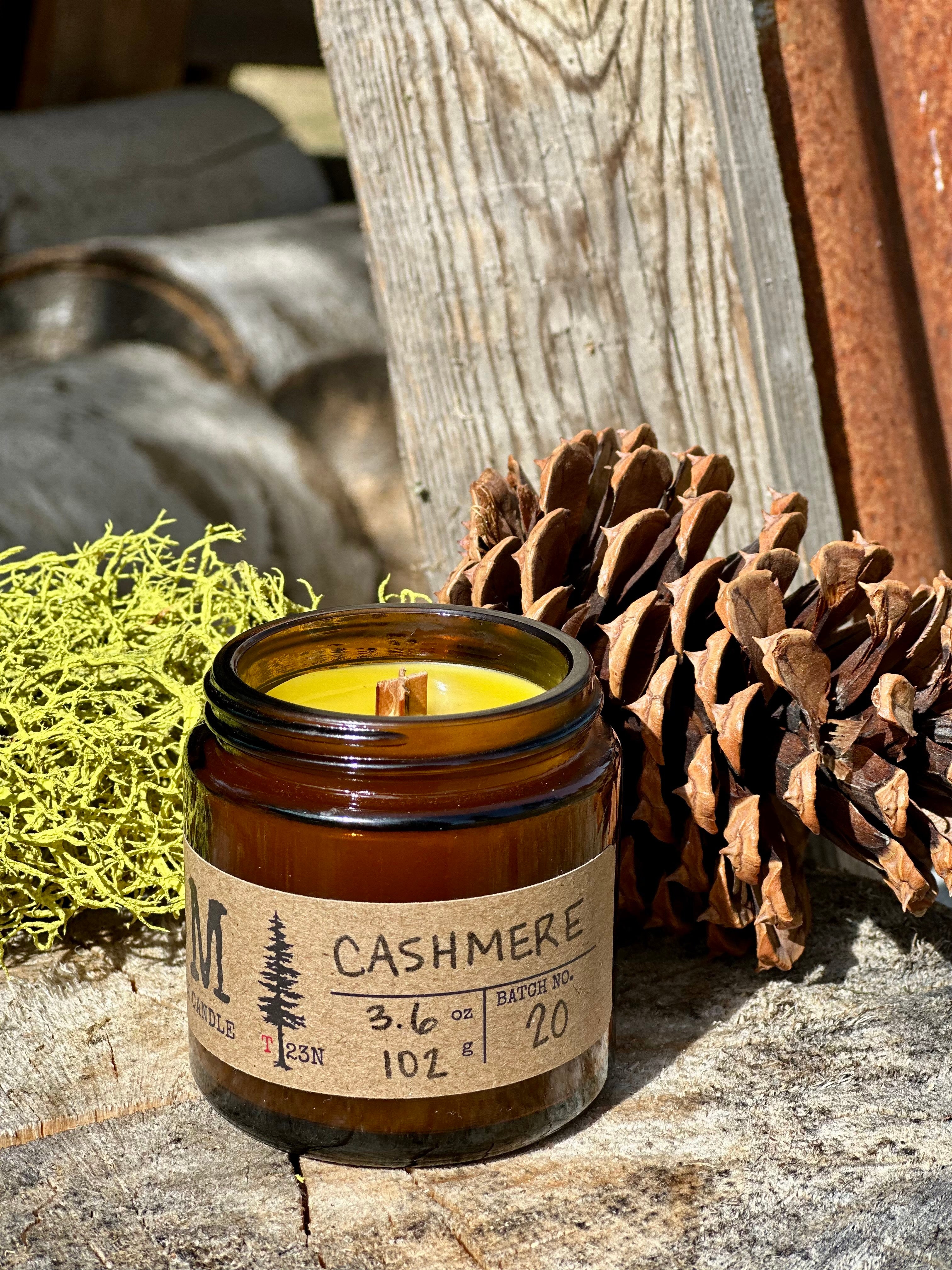 CASHMERE PURE BEESWAX CANDLE | Brisky Canyon Mercantile
